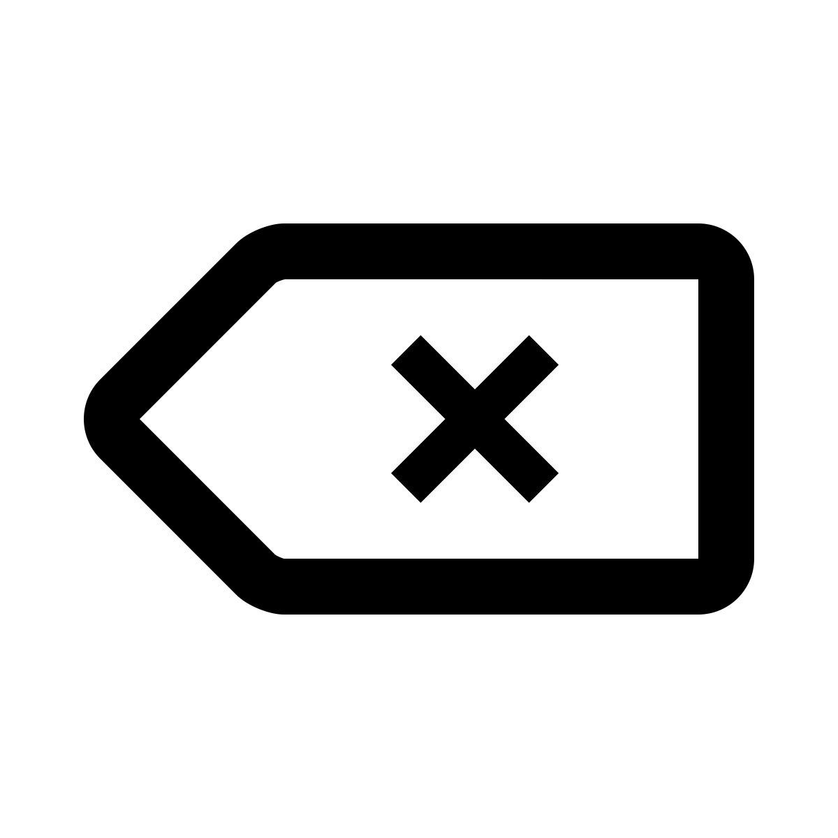 close tag icon