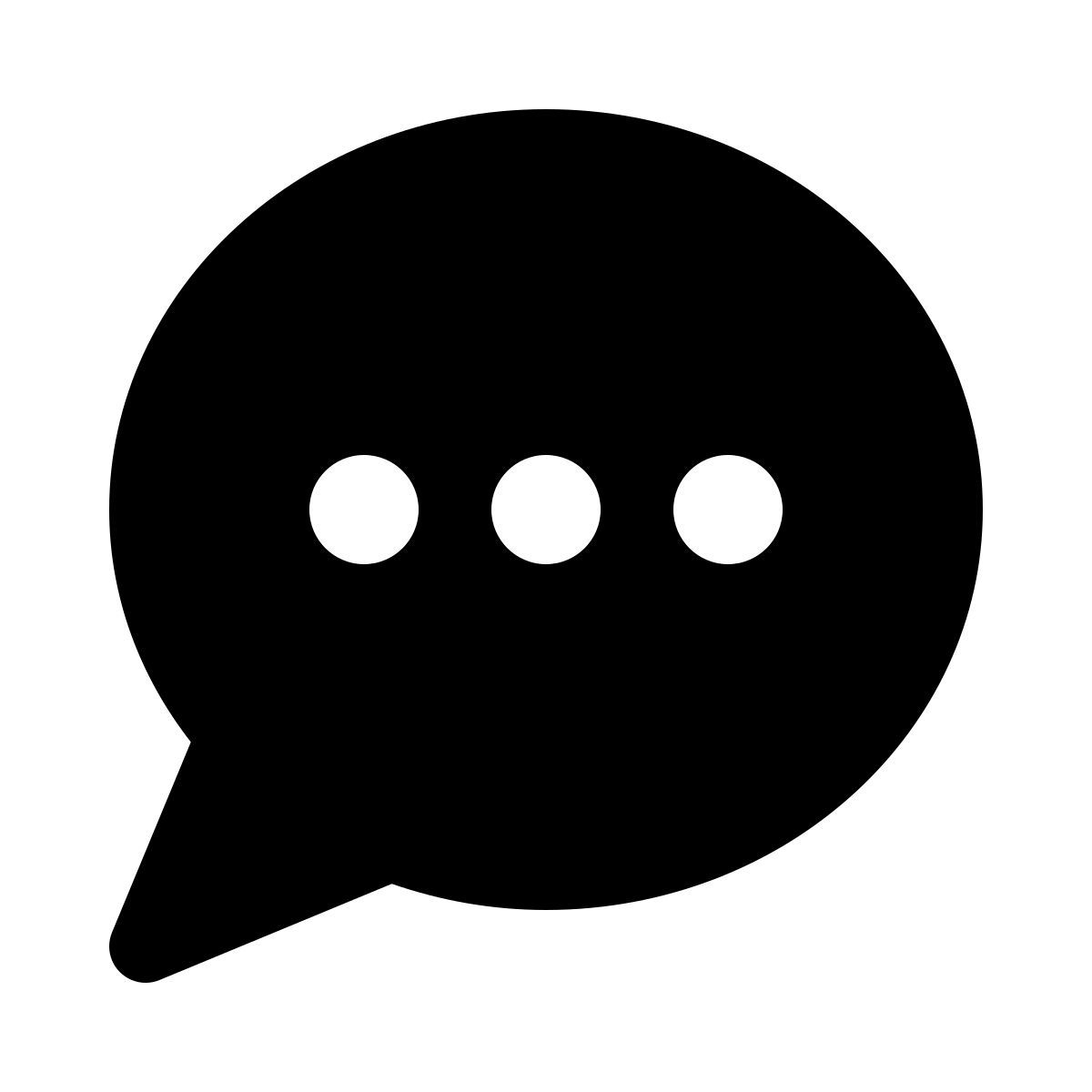 chat bubble icon