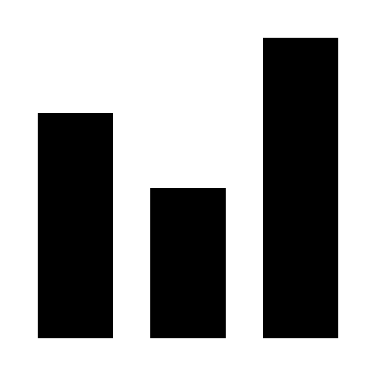bar chart icon