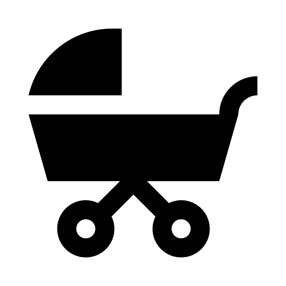 baby stroller icon