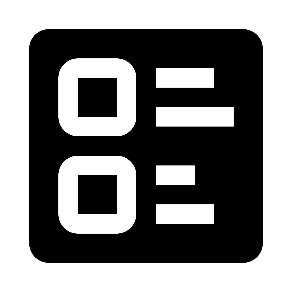 lista di controllo icon