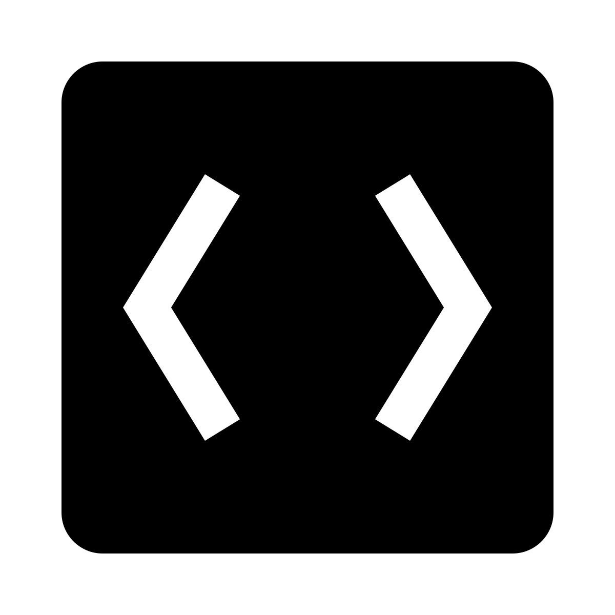 code braces icon