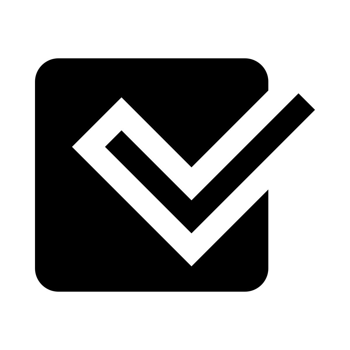 외부 체크 ui edtim solid edtim 3 icon