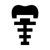 external Dental-implant-dentistry-basicons-solid-edtgraphics icon