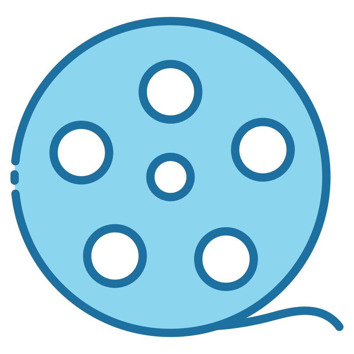 бобина с пленкой icon