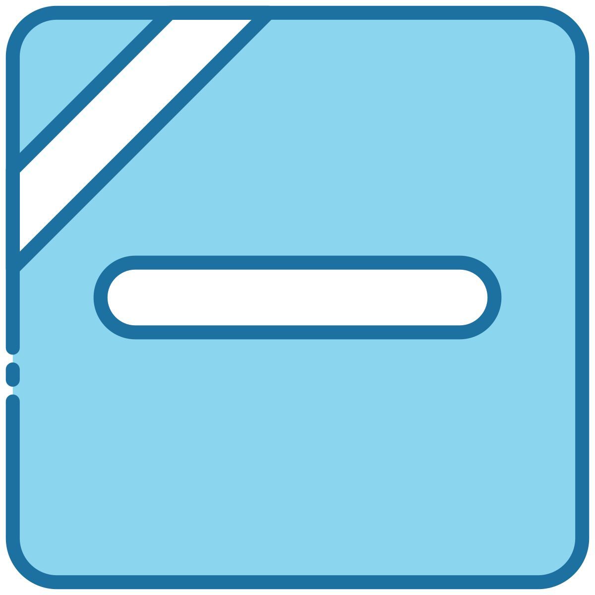 flat drying in shade icon