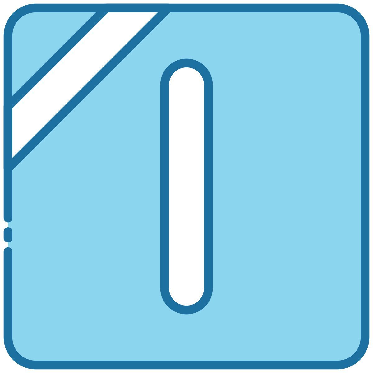 line drying in shade icon