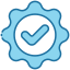 external approved-approved-and-rejected-bearicons-blue-bearicons icon