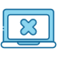 external rejected-approved-and-rejected-bearicons-blue-bearicons-2 icon