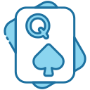 external 16-Queen-of-Spades-playing-cards-bearicons-blue-bearicons icon