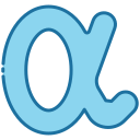 external Alpha-greek-alphabet-bearicons-blue-bearicons icon