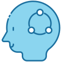 external Connection-human-mind-bearicons-blue-bearicons icon
