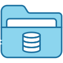 external Data-folder-bearicons-blue-bearicons icon