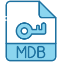external MDB-file-extension-bearicons-blue-bearicons icon