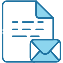 external Mail-file-and-document-bearicons-blue-bearicons icon