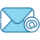 external Mention-email-bearicons-blue-bearicons icon