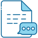 external Messages-file-and-document-bearicons-blue-bearicons icon