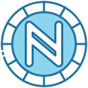 external Namecoin-currency-bearicons-blue-bearicons icon