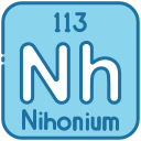 external Nihonium-periodic-table-bearicons-blue-bearicons icon