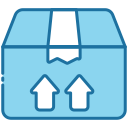 external Package-post-office-bearicons-blue-bearicons icon