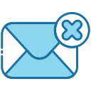 external Remove-email-bearicons-blue-bearicons-2 icon