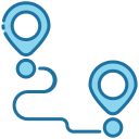 external Route-navigation-and-maps-bearicons-blue-bearicons icon
