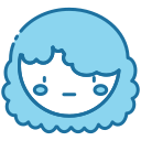 external Shy-emojis-bearicons-blue-bearicons icon