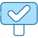 external Signboard-yes-or-no-bearicons-blue-bearicons-3 icon
