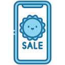 external Smartphone-summer-sales-bearicons-blue-bearicons icon