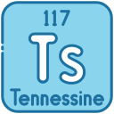 external Tennessine-periodic-table-bearicons-blue-bearicons icon