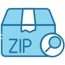 external Zip-post-office-bearicons-blue-bearicons icon