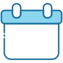 external calendar-essential-collection-bearicons-blue-bearicons icon
