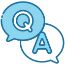 external faq-frequently-asked-questions-faq-bearicons-blue-bearicons-2 icon