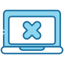 external rejected-approved-and-rejected-bearicons-blue-bearicons-2 icon