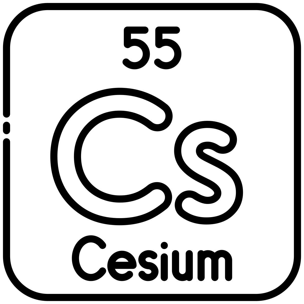 césium icon