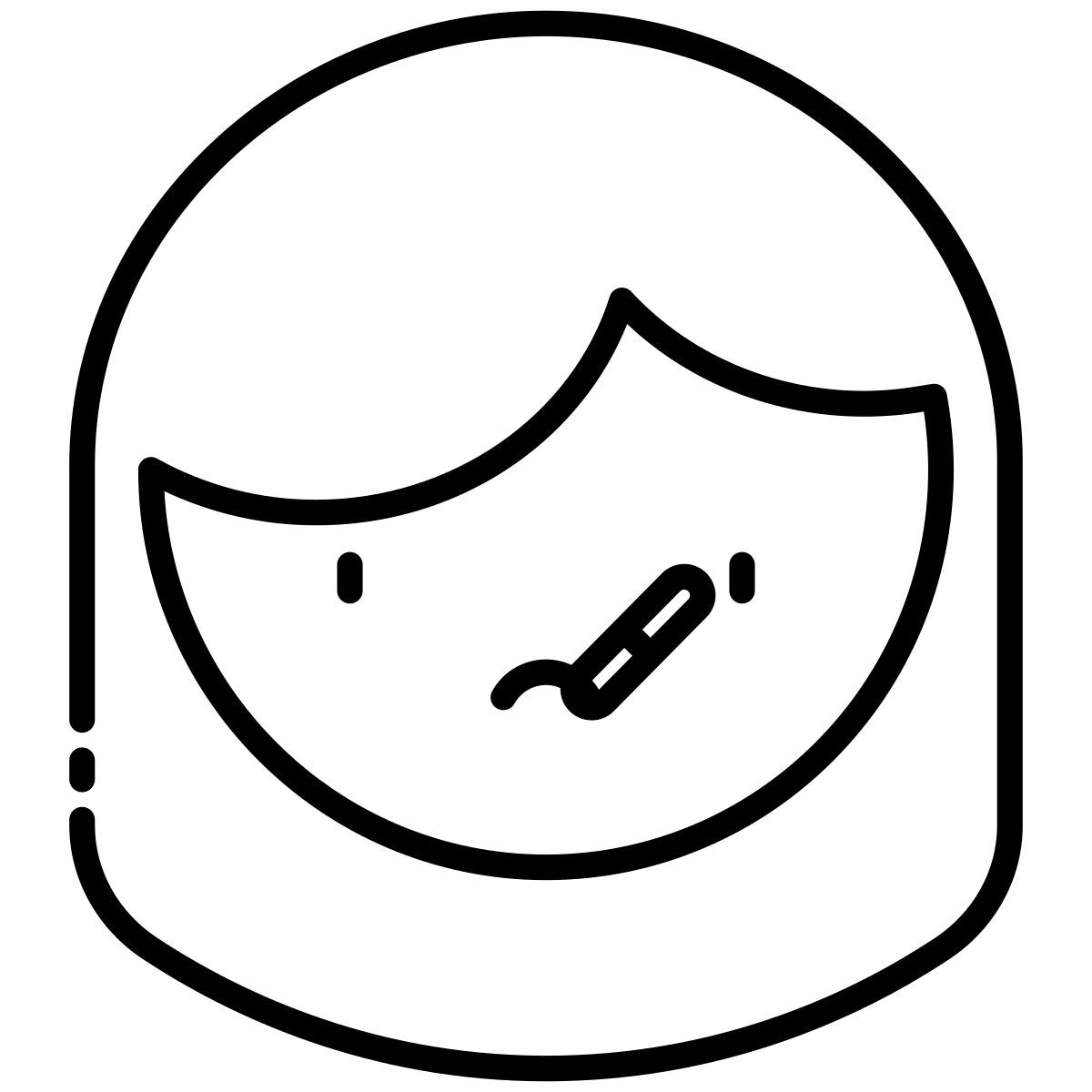 bendaggio triangolare icon
