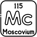 external Moscovium-periodic-table-bearicons-detailed-outline-bearicons-2 icon