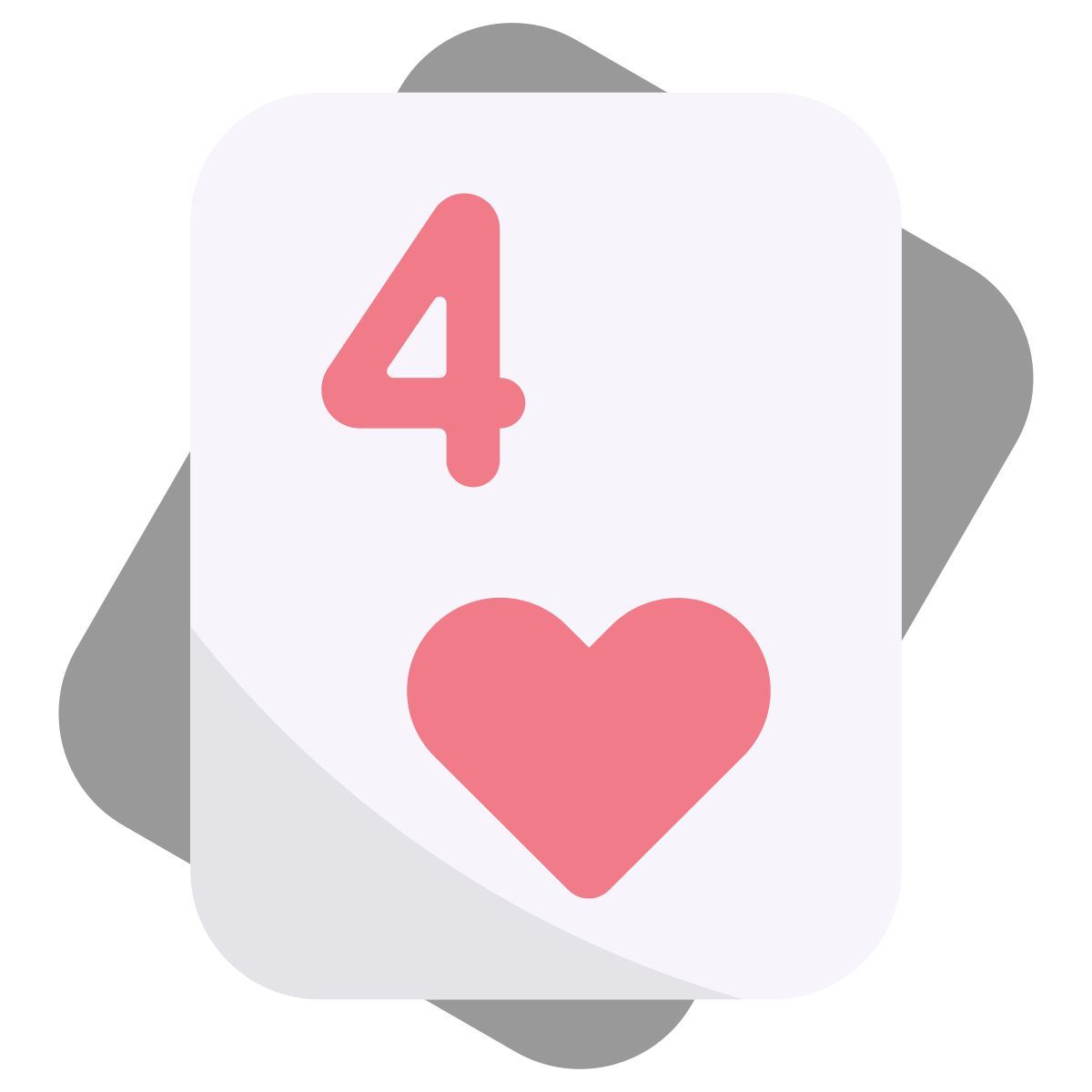 45 cuatro de corazones icon