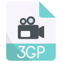 external 3GP-file-extension-bearicons-flat-bearicons icon