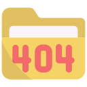 external 404-folder-bearicons-flat-bearicons icon