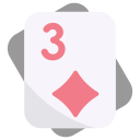 external 51-Three-of-Diamonds-playing-cards-bearicons-flat-bearicons icon