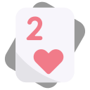 external 53-Two-of-Heart-playing-cards-bearicons-flat-bearicons icon