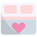 external Bed-valentine-love-bearicons-flat-bearicons icon