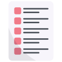 external Bullet-List-reminder-and-to-do-bearicons-flat-bearicons-2 icon