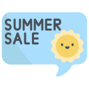 external Chat-summer-sales-bearicons-flat-bearicons icon