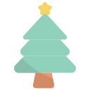 external Christmas-Tree-christmas-and-new-year-bearicons-flat-bearicons icon
