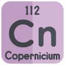 external Copernicium-periodic-table-bearicons-flat-bearicons icon