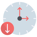 external Down-Time-time-and-date-bearicons-flat-bearicons icon