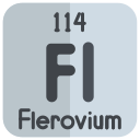 external Flerovium-periodic-table-bearicons-flat-bearicons icon