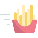 external French-Fries-food-delivery-bearicons-flat-bearicons icon